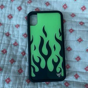 xr wildflower phone case neon flames